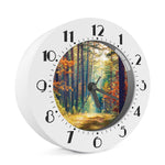 Autumn Forest Print Alarm Clock