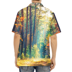 Autumn Forest Print Aloha Shirt