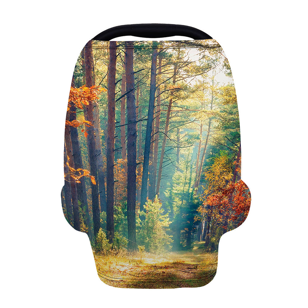Autumn Forest Print Baby Seat Cover