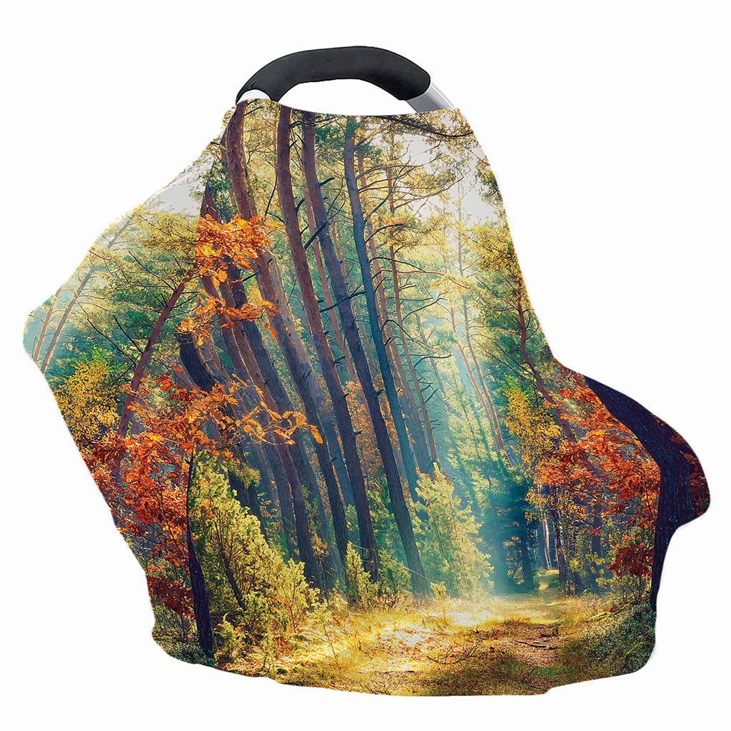 Autumn Forest Print Baby Seat Cover