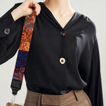 Autumn Forest Print Bag Strap