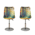 Autumn Forest Print Bar Stool Covers