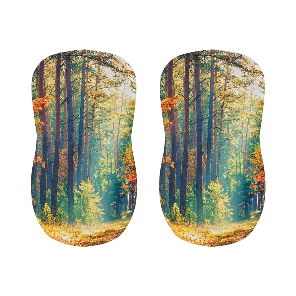 Autumn Forest Print Bar Stool Covers