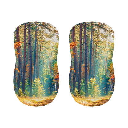 Autumn Forest Print Bar Stool Covers