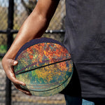 Autumn Forest Print Basketball