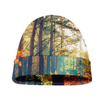 Autumn Forest Print Beanie