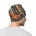 Autumn Forest Print Beanie