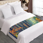 Autumn Forest Print Bed Runner