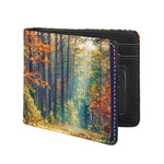 Autumn Forest Print Bifold Wallet