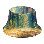 Autumn Forest Print Bucket Hat