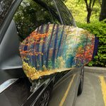 Autumn Forest Print Car Side Mirror Covers