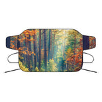 Autumn Forest Print Car Windshield Snow Cover