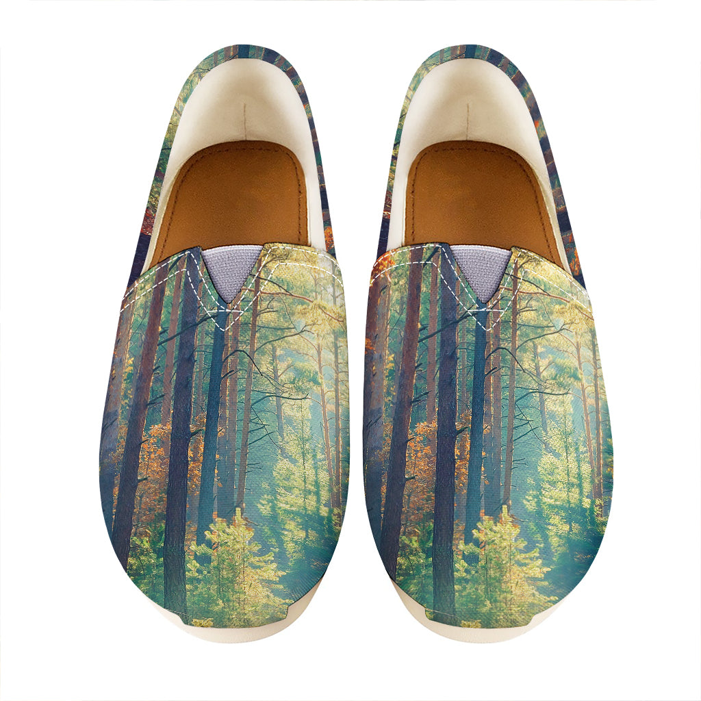 Autumn Forest Print Casual Shoes