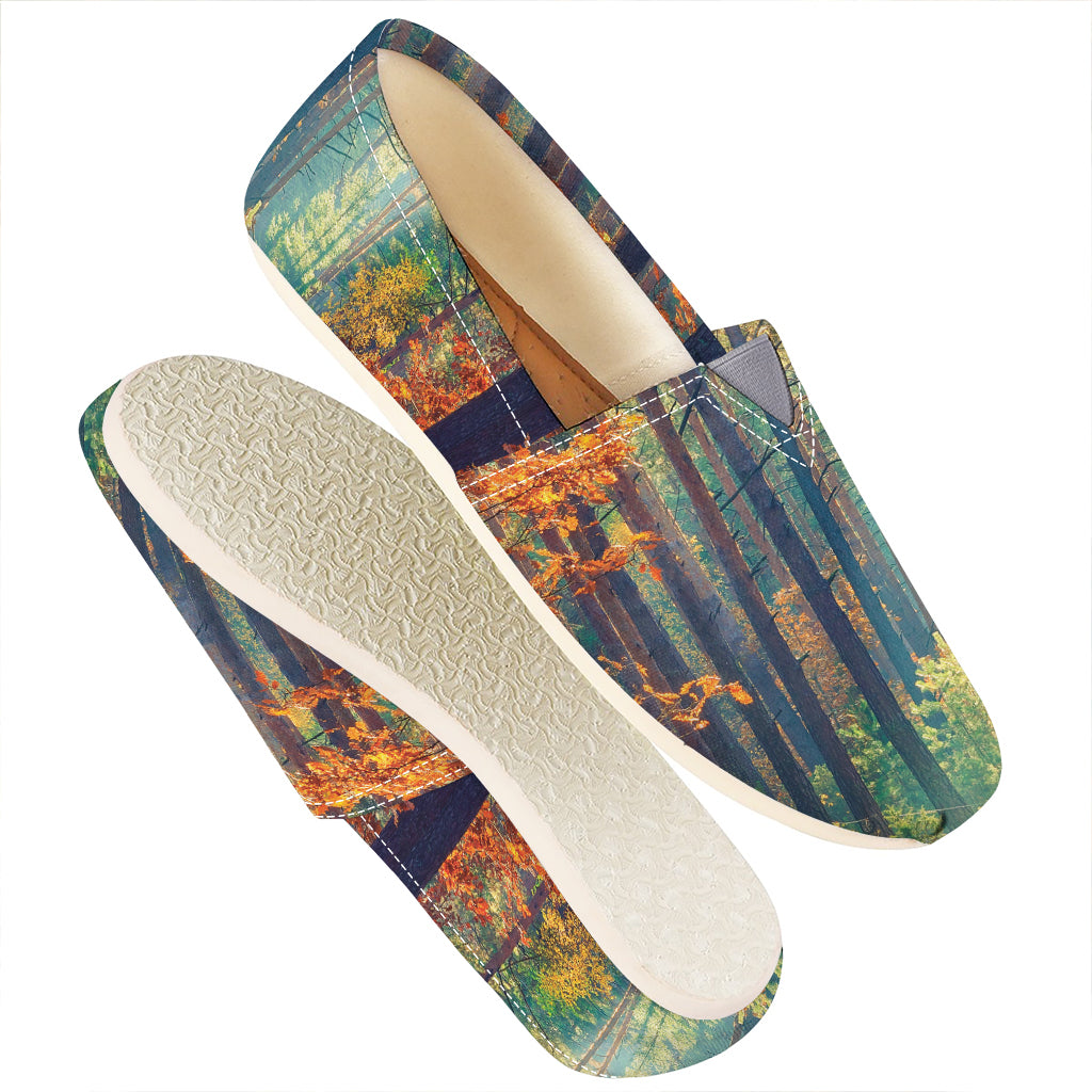 Autumn Forest Print Casual Shoes