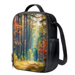 Autumn Forest Print Crossbody Lunch Bag