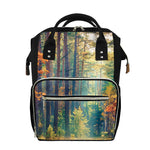 Autumn Forest Print Diaper Bag