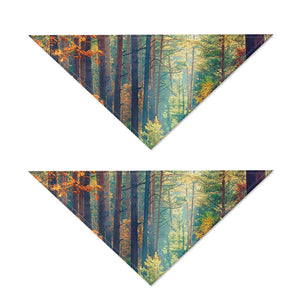 Autumn Forest Print Dog Bandana