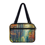 Autumn Forest Print Double Strap Bible Bag
