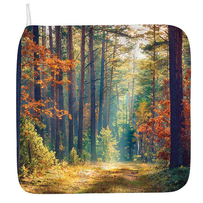 Autumn Forest Print Hand Towel