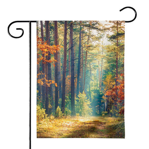 Autumn Forest Print House Flag