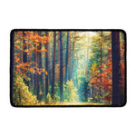 Autumn Forest Print Kitchen Mat