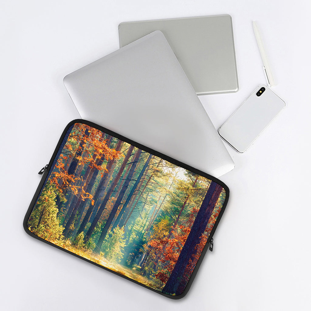 Autumn Forest Print Laptop Sleeve