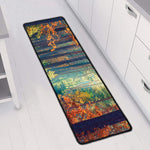 Autumn Forest Print Long Kitchen Mat