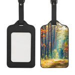 Autumn Forest Print Luggage Tag