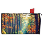 Autumn Forest Print Mailbox Cover