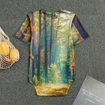 Autumn Forest Print Men's Bodysuit