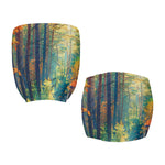 Autumn Forest Print Office Chair Cover