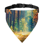 Autumn Forest Print Over The Collar Dog Bandana