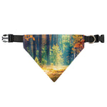 Autumn Forest Print Over The Collar Dog Bandana