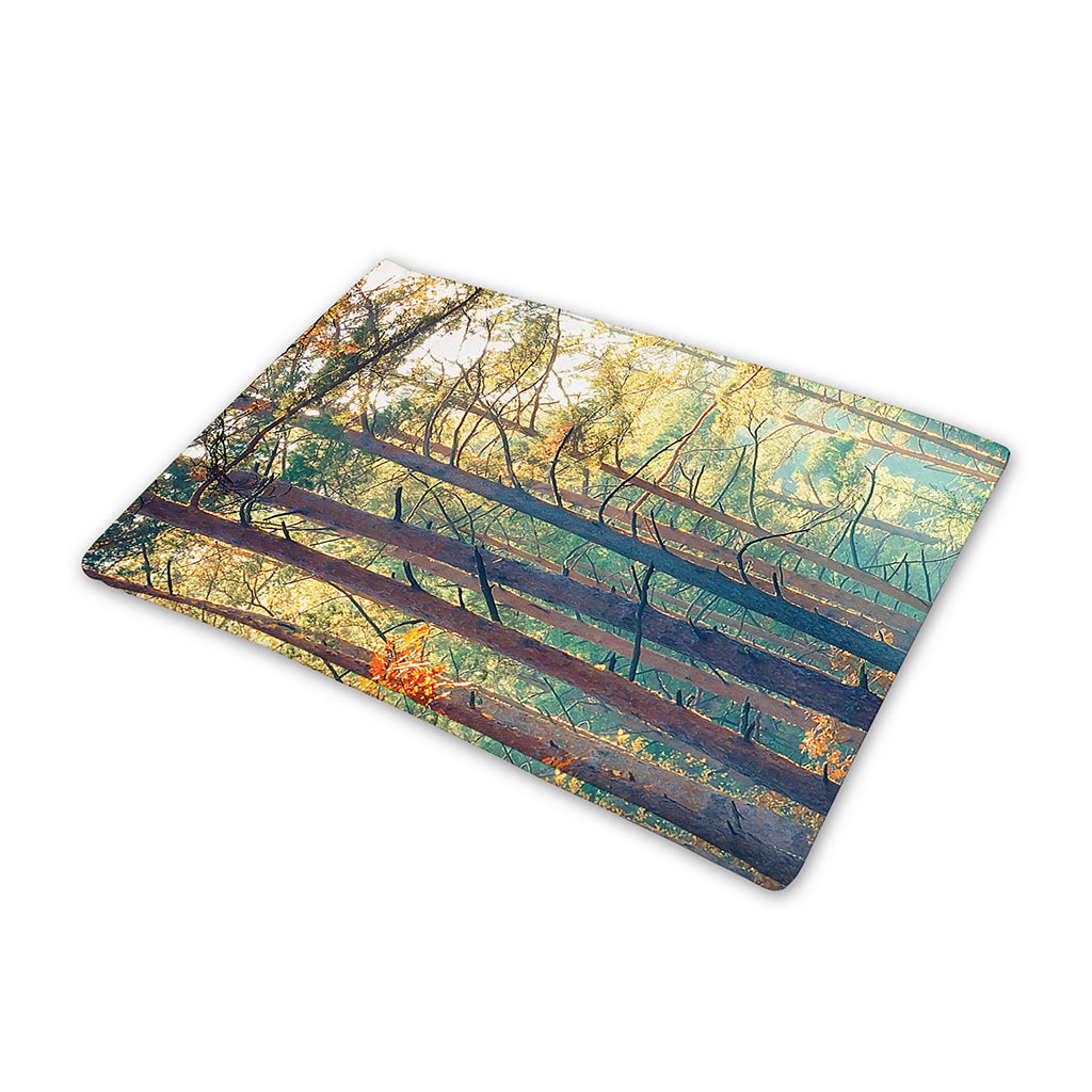 Autumn Forest Print Pet Cooling Mat Cover