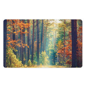Autumn Forest Print Polyester Doormat