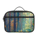 Autumn Forest Print Portable Lunch Bag