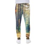 Autumn Forest Print Scuba Joggers