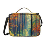 Autumn Forest Print Shoulder Strap Bible Bag