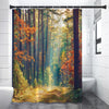 Autumn Forest Print Shower Curtain
