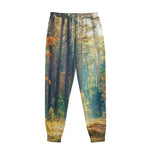 Autumn Forest Print Sweatpants