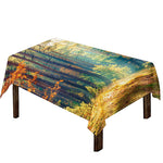 Autumn Forest Print Tablecloth