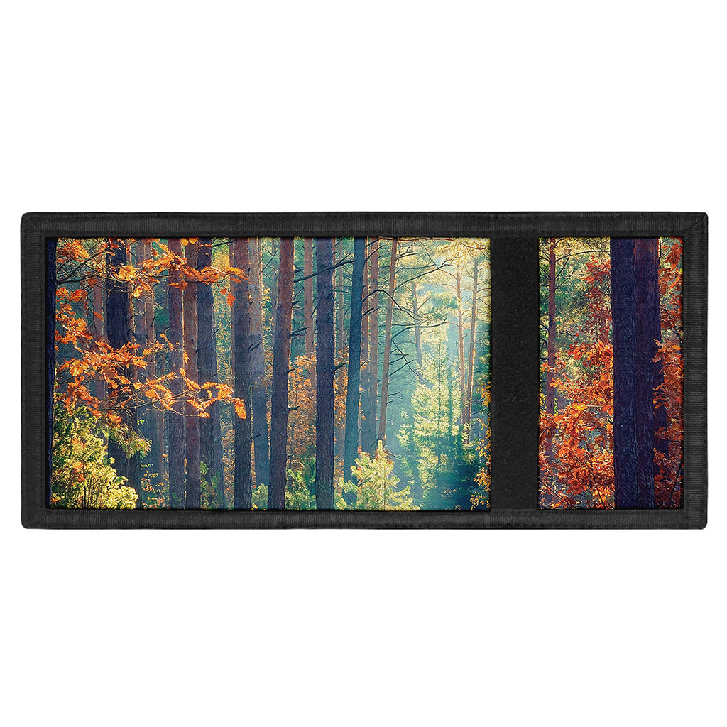 Autumn Forest Print Trifold Wallet