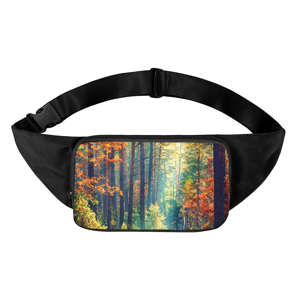 Autumn Forest Print Waist Bag