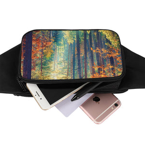 Autumn Forest Print Waist Bag