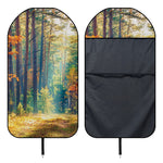 Autumn Forest Print Waterproof Car Seat Cover