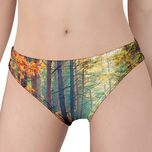 Autumn Forest Print Women's Panties