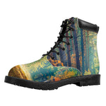 Autumn Forest Print Work Boots