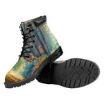 Autumn Forest Print Work Boots