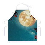 Autumn Full Moon Print Adjustable Apron