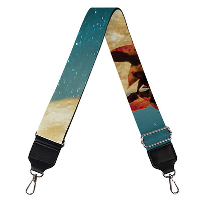 Autumn Full Moon Print Bag Strap